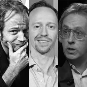 Marcel van Roosmalen, Arjan Snijders en Ron Vergouwen in live podcast tijdens congres-deel Online Radio Awards